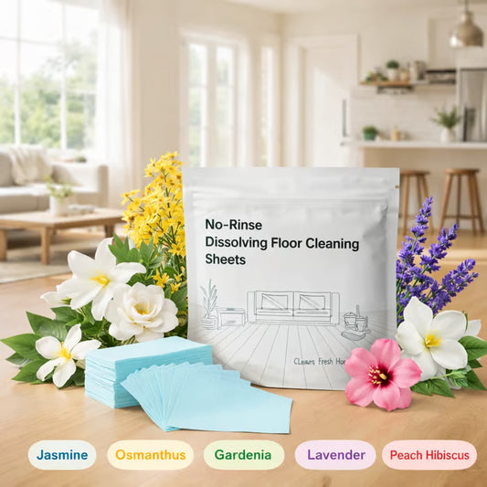 🔥49% OFF Limited Time Sale🔥No-Rinse Dissolving Floor Cleaning Sheets – Multi-Surface Daily Mop Cleaner
