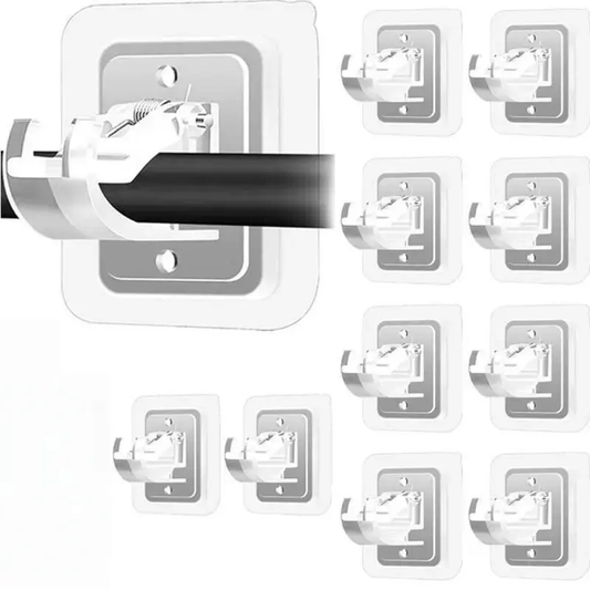 ✨ 8PCS Transparent Curtain Rod Brackets | Strong, Invisible & Easy to Install 🏡