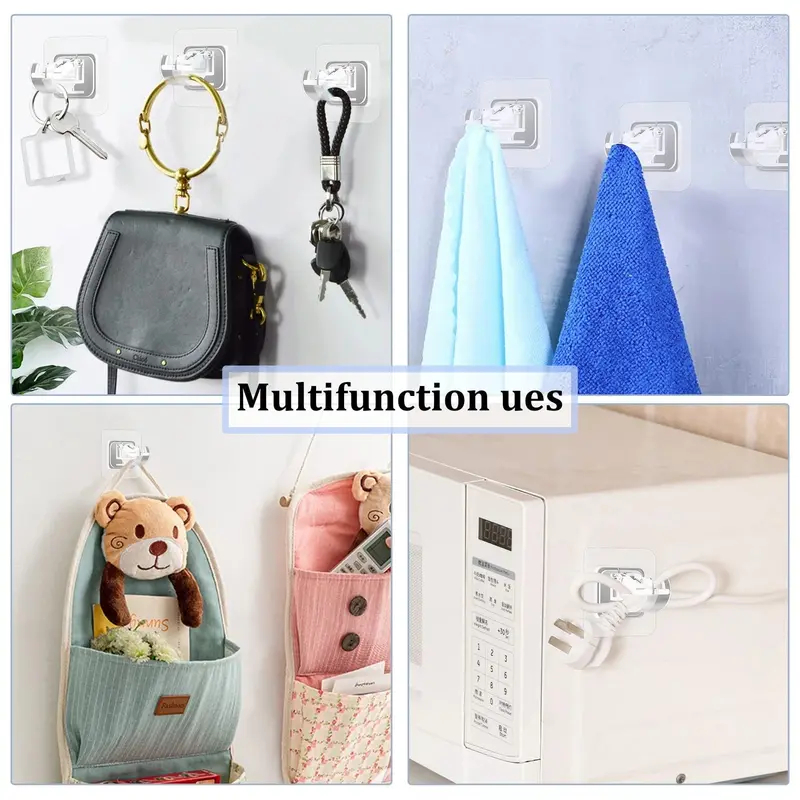 ✨ 8PCS Transparent Curtain Rod Brackets | Strong, Invisible & Easy to Install 🏡
