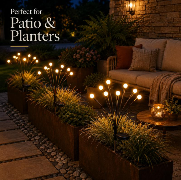 🔥Last Day 49% OFF - Solar Powered Firefly Garden Light