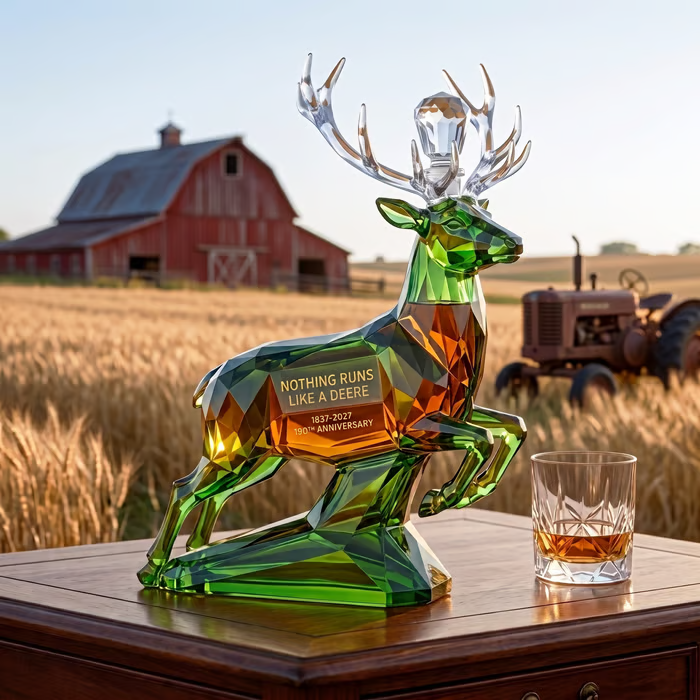 Nothing Runs Like a Deere 1837–2027 190th Anniversary Whiskey Bottle