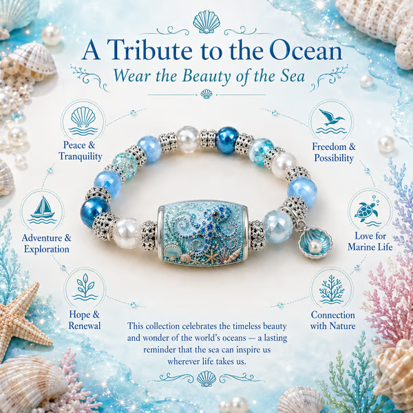 🔥LAST DAY 50% OFF - 🌊Ocean Guardians Keepsake Bracelet Collection – Limited Edition 2026